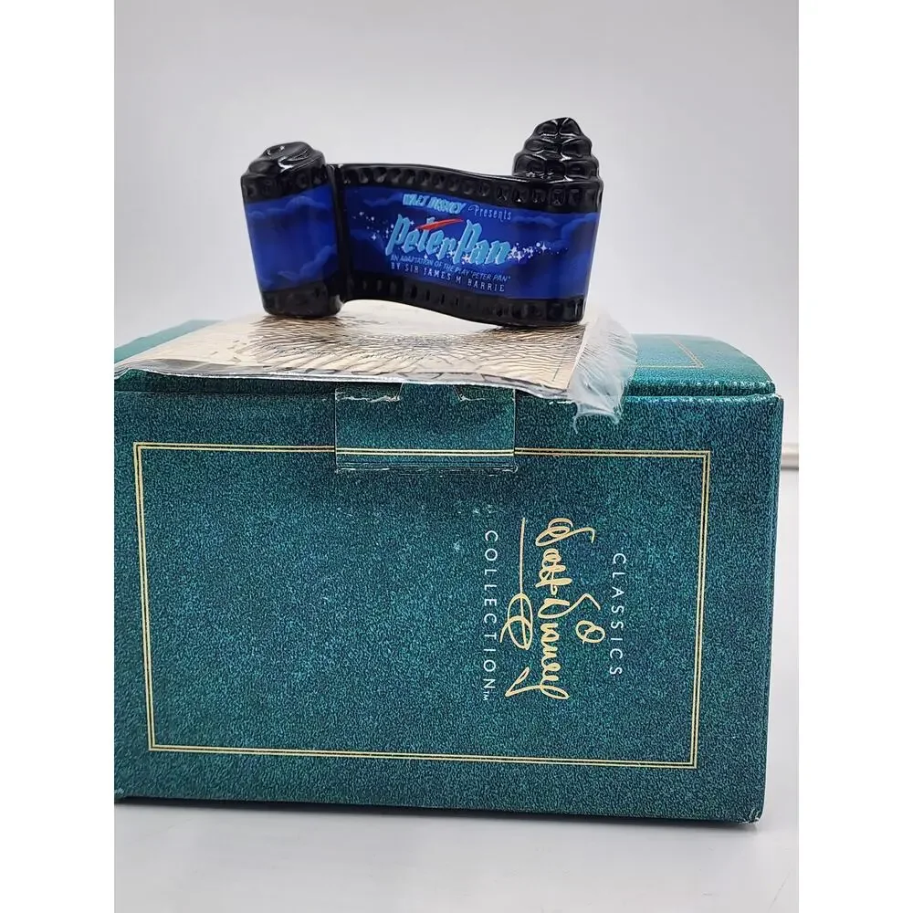 WDCC Peter Pan Opening Title Figurine Film Reel Vintage Disney Retired COA Box